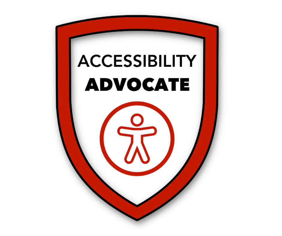 Accessibility Advocate Badge